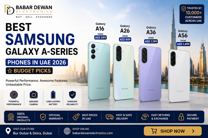 Best Samsung Galaxy A-Series Phones in UAE 2026 (Budget Picks)