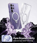 TORRAS Q3 Spin — Samsung Galaxy S26 Ultra Clear Case with 360° Magnetic Kickstand - BABAR DEWAN ELECTRONICS