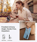TORRAS Q3 Spin — Samsung Galaxy S26 Ultra Clear Case with 360° Magnetic Kickstand - BABAR DEWAN ELECTRONICS