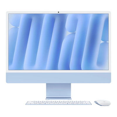 Apple iMac 24-inch 2024 M4 Blue – Front