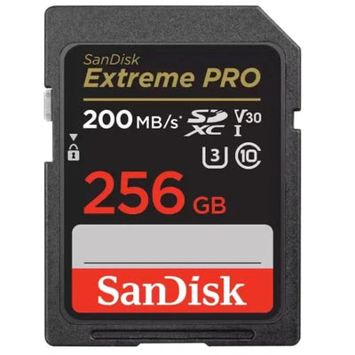 SanDisk Extreme PRO SDHC/SDXC UHS-I Card - 256GB
